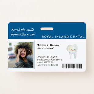 Dental Assistant Id Card